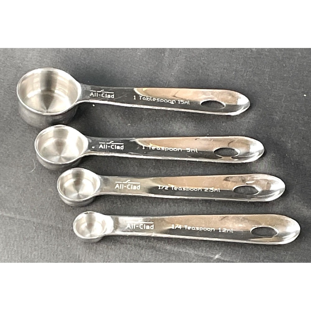 All-Clad 4-Piece Stainless Steel Measuring Spoons Set
